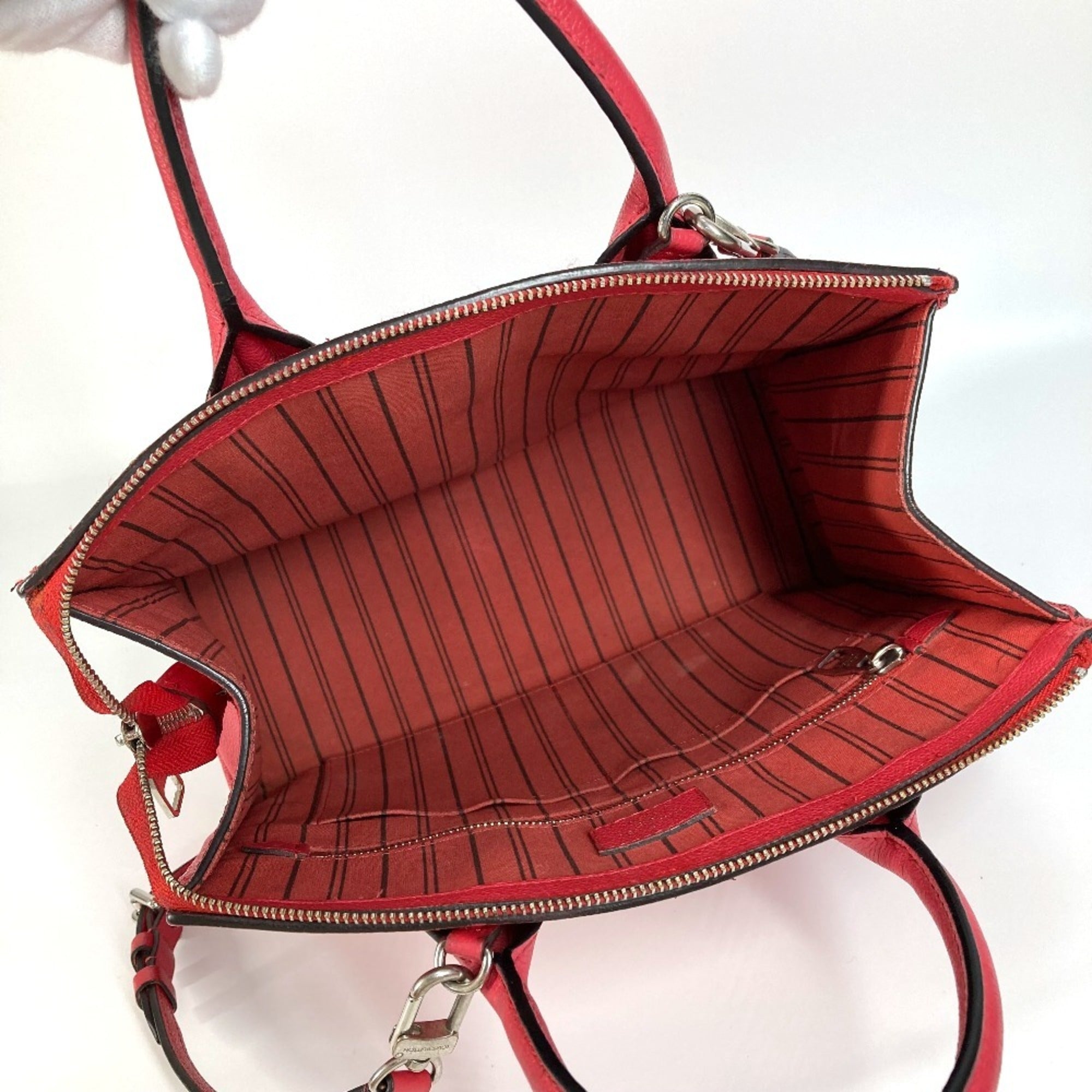 Louis Vuitton Monogram Empreinte Red Color Monogram Empreinte Handbag Shoulder Bag
