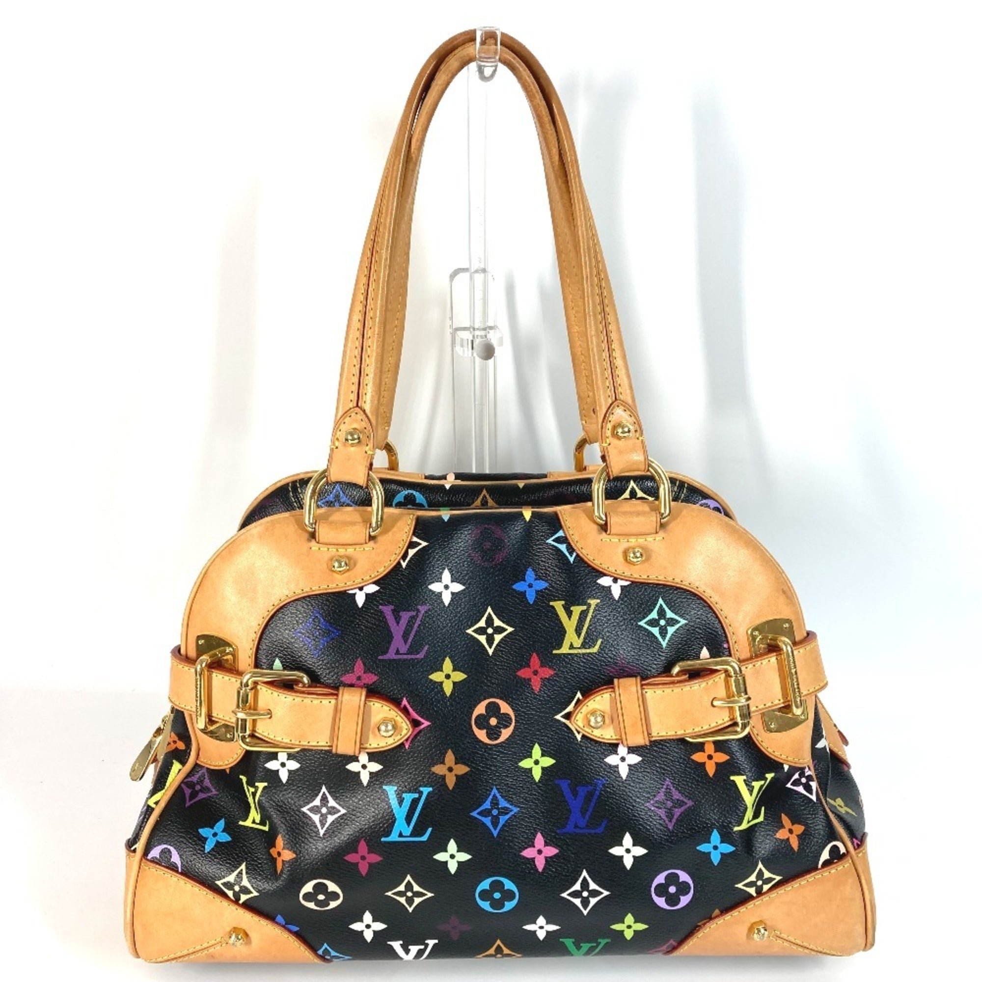 Louis Vuitton Monogram Multicolore Black Noir Monogram Multicolore Boston Bag Handbag Shoulder Bag