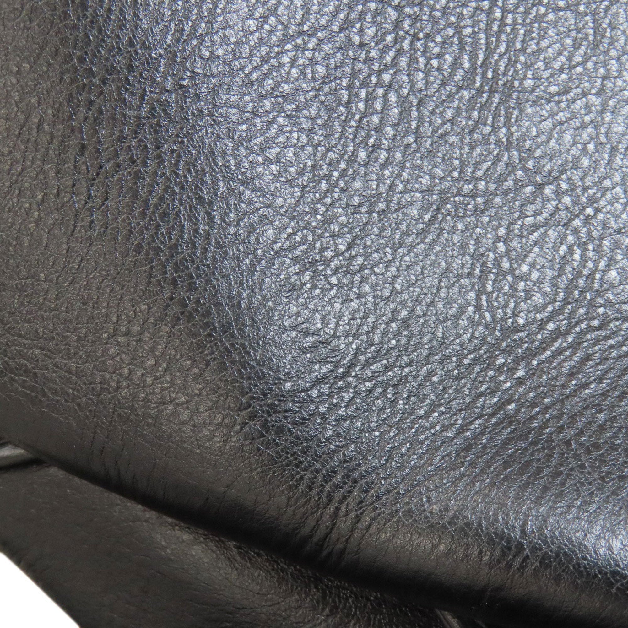 Balenciaga Black Leather Backpack