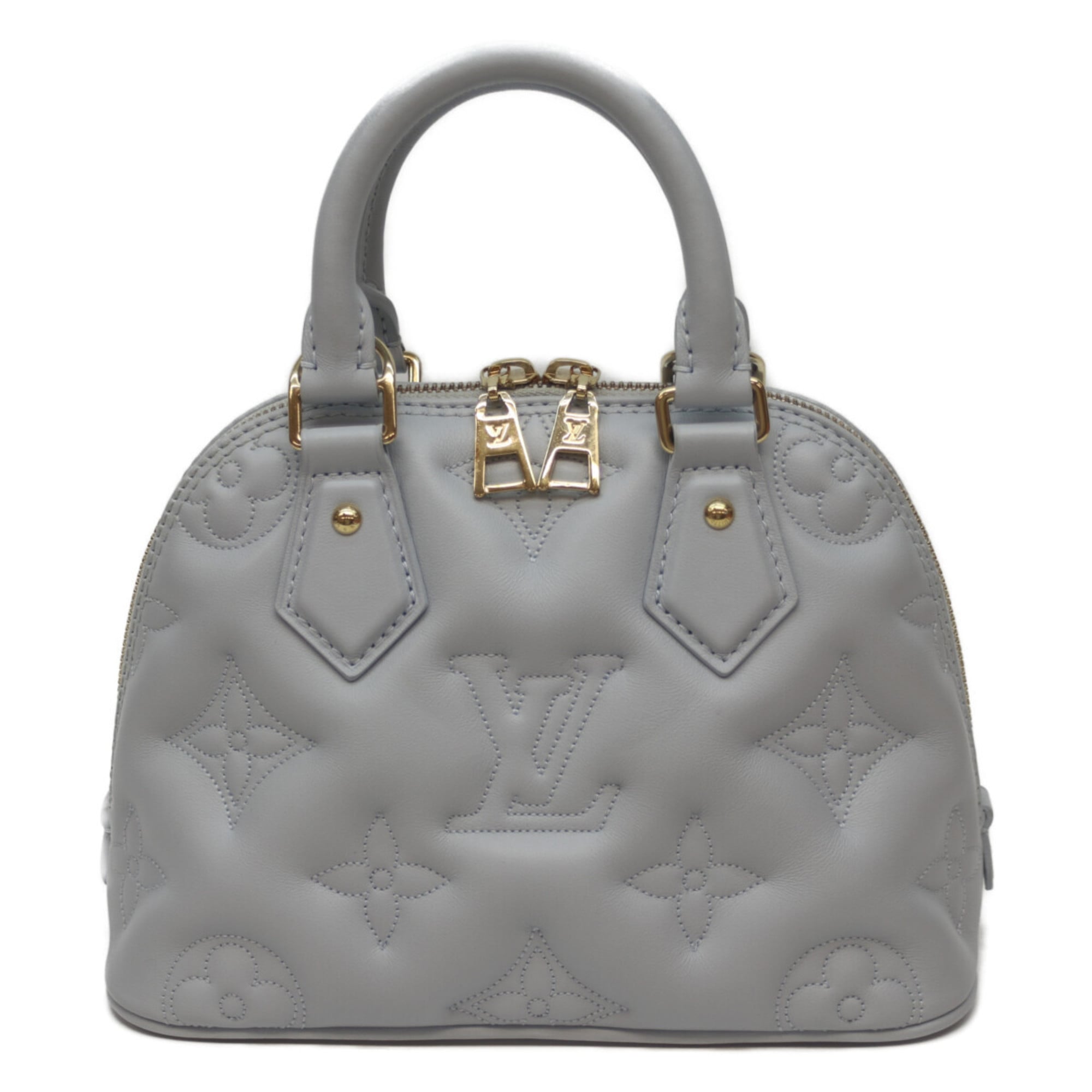 Louis Vuitton Blue Leather Handbag