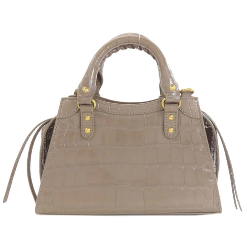 Balenciaga Brown Leather Hand