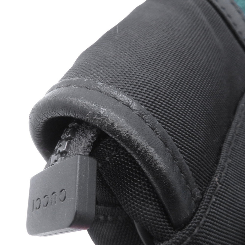 Gucci Black Canvas Pouch Sling Bag (Pre-Owned)