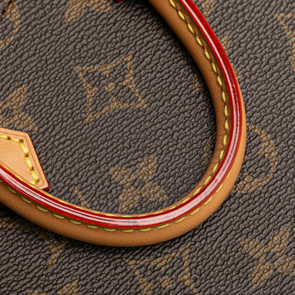 Louis Vuitton Brown Pvc Leather Handbag Shoulder Bag