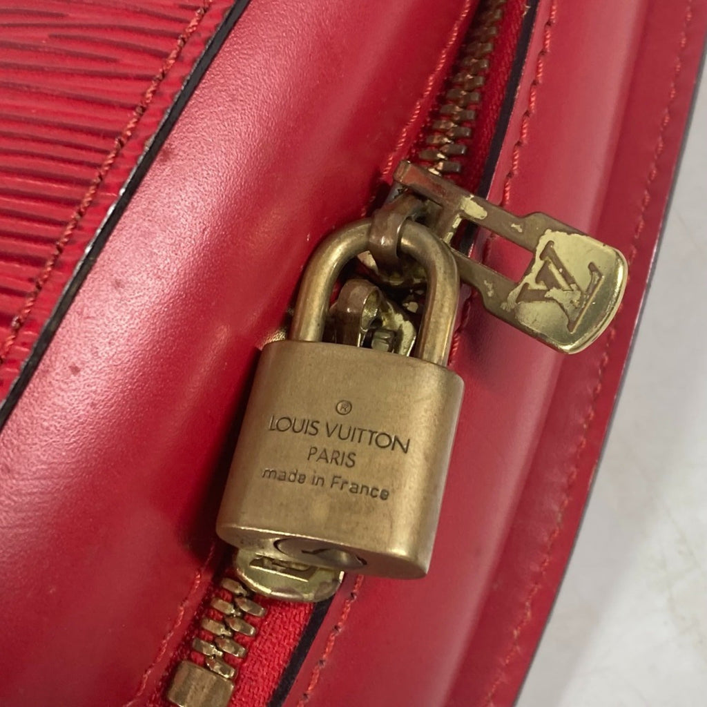 Louis Vuitton Red Color Epi Leather Backpack