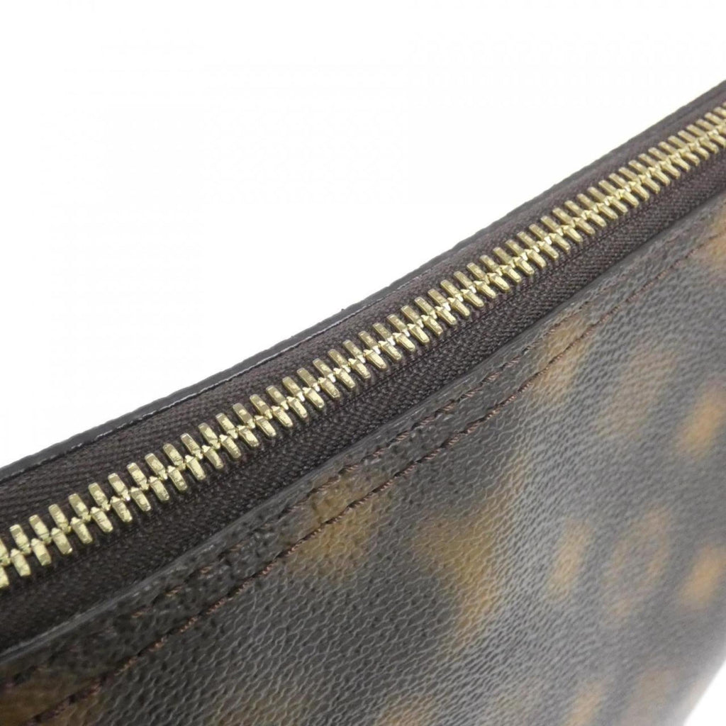 Louis Vuitton Brown Coated Canvas Shoulder Bag