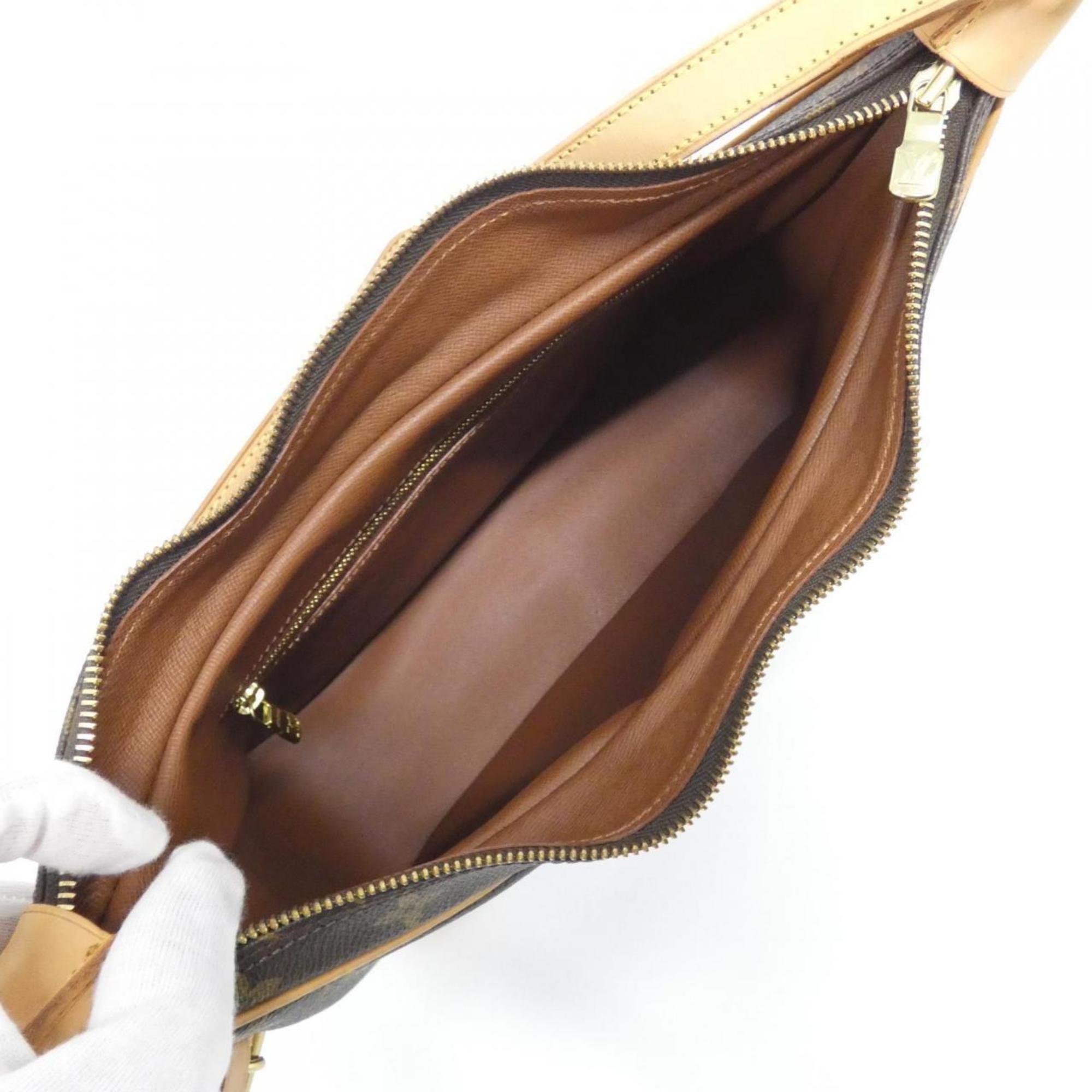 Louis Vuitton Brown Coated Canvas Shoulder Bag