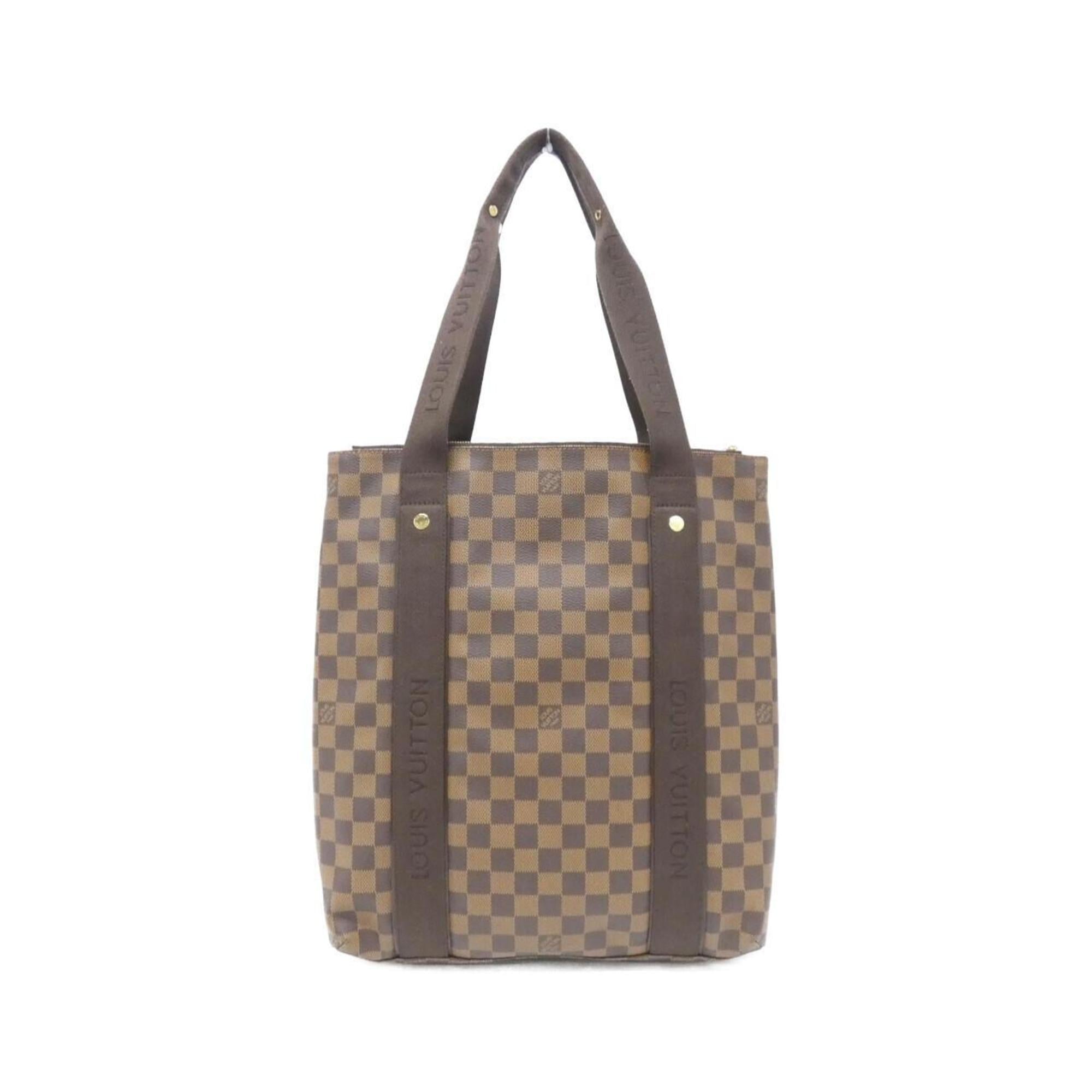 Louis Vuitton Brown Coated Canvas Handbag