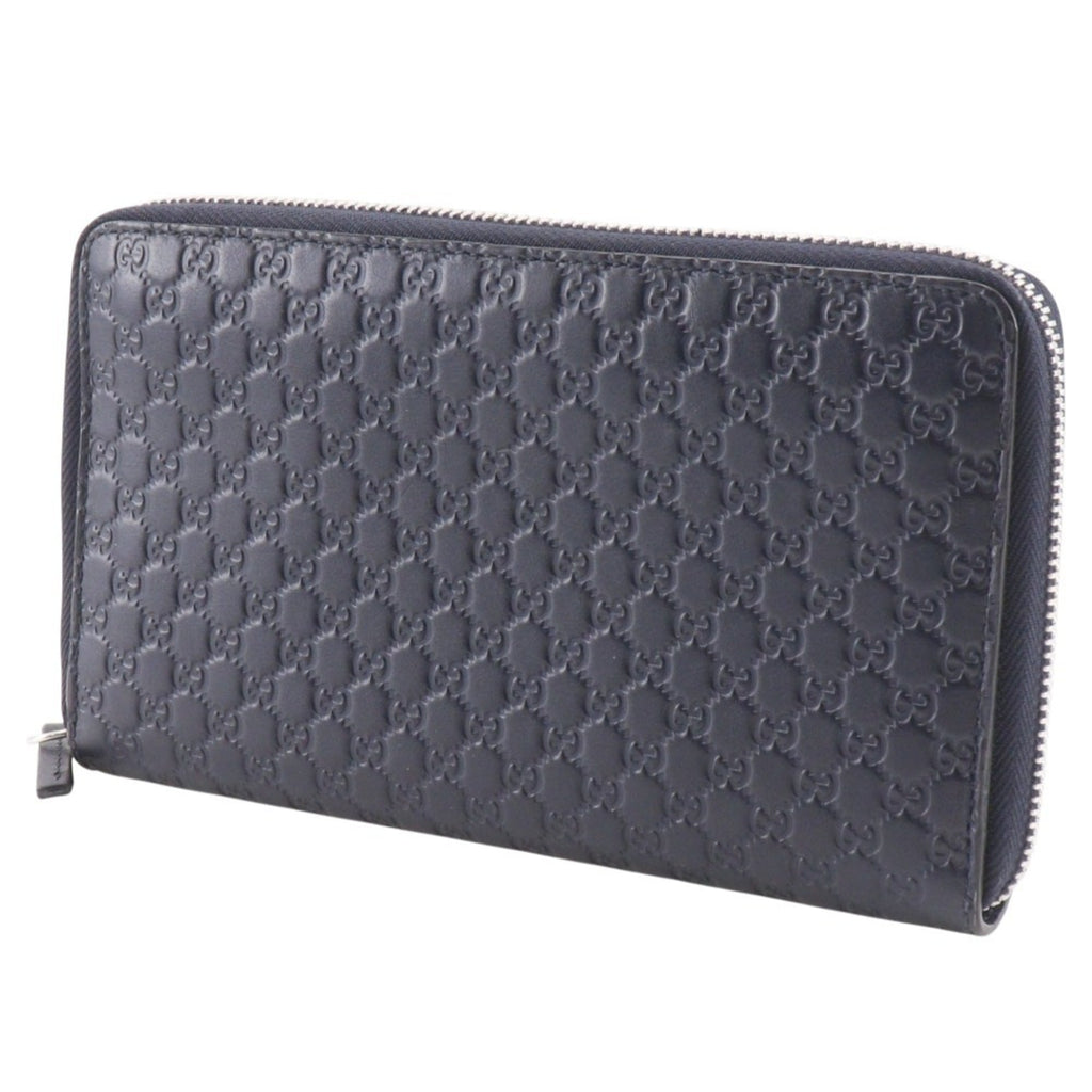 Gucci Black Leather Long Wallet (Bi-Fold) (Pre-Owned)