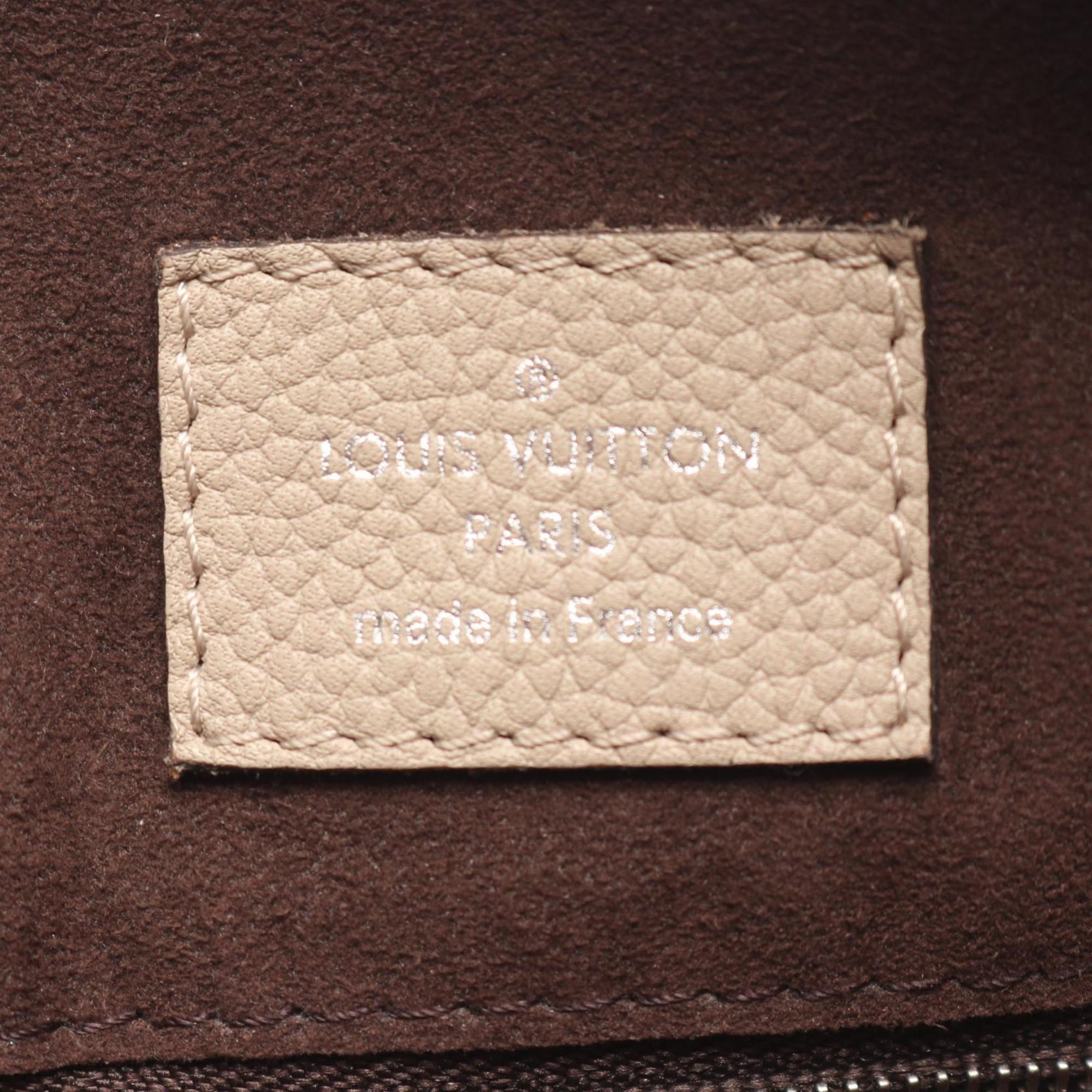 Louis Vuitton Beige Leather Handbag