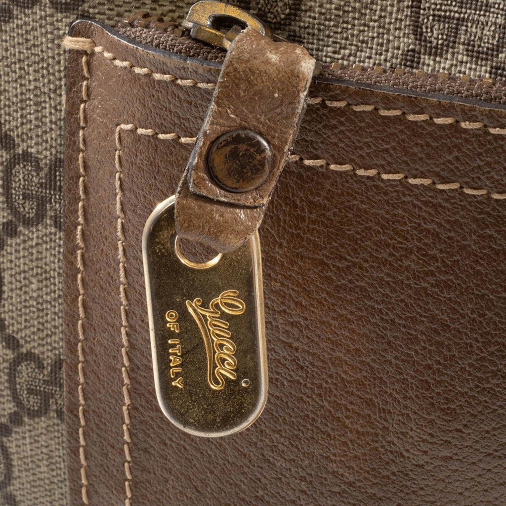 Gucci Brown Leather Tote Bag (Pre-Owned)