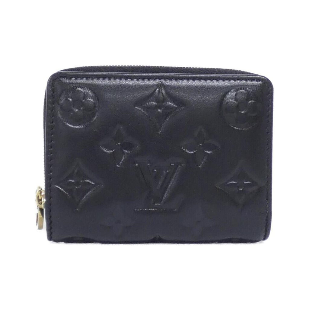 Louis Vuitton Black Leather Coin Purse/Coin Case