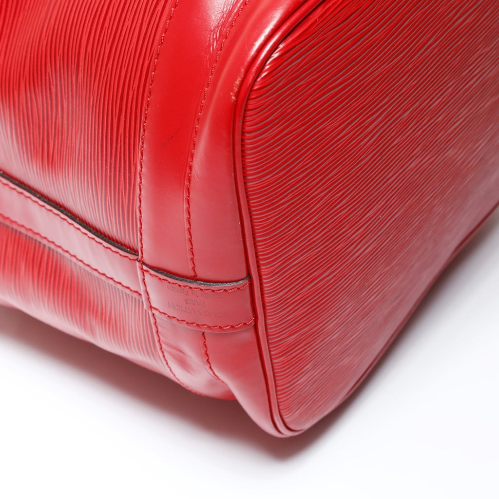 Louis Vuitton Red Color Epi Leather Shoulder Bag