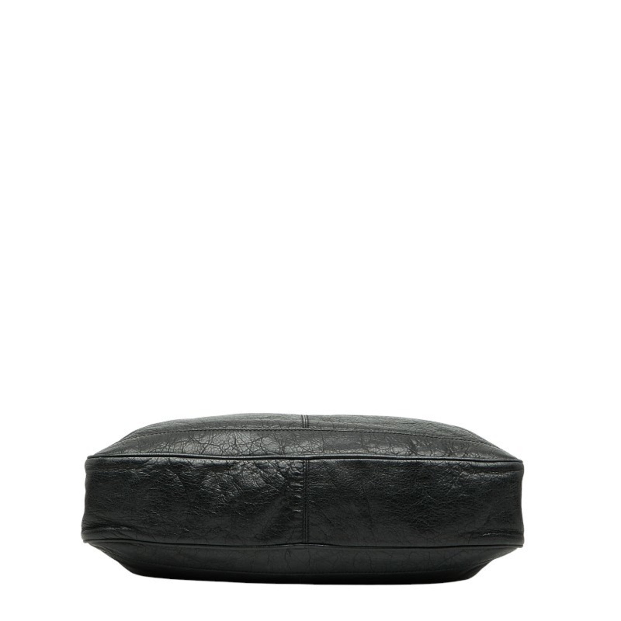 Balenciaga Black Leather Briefcase Shoulder