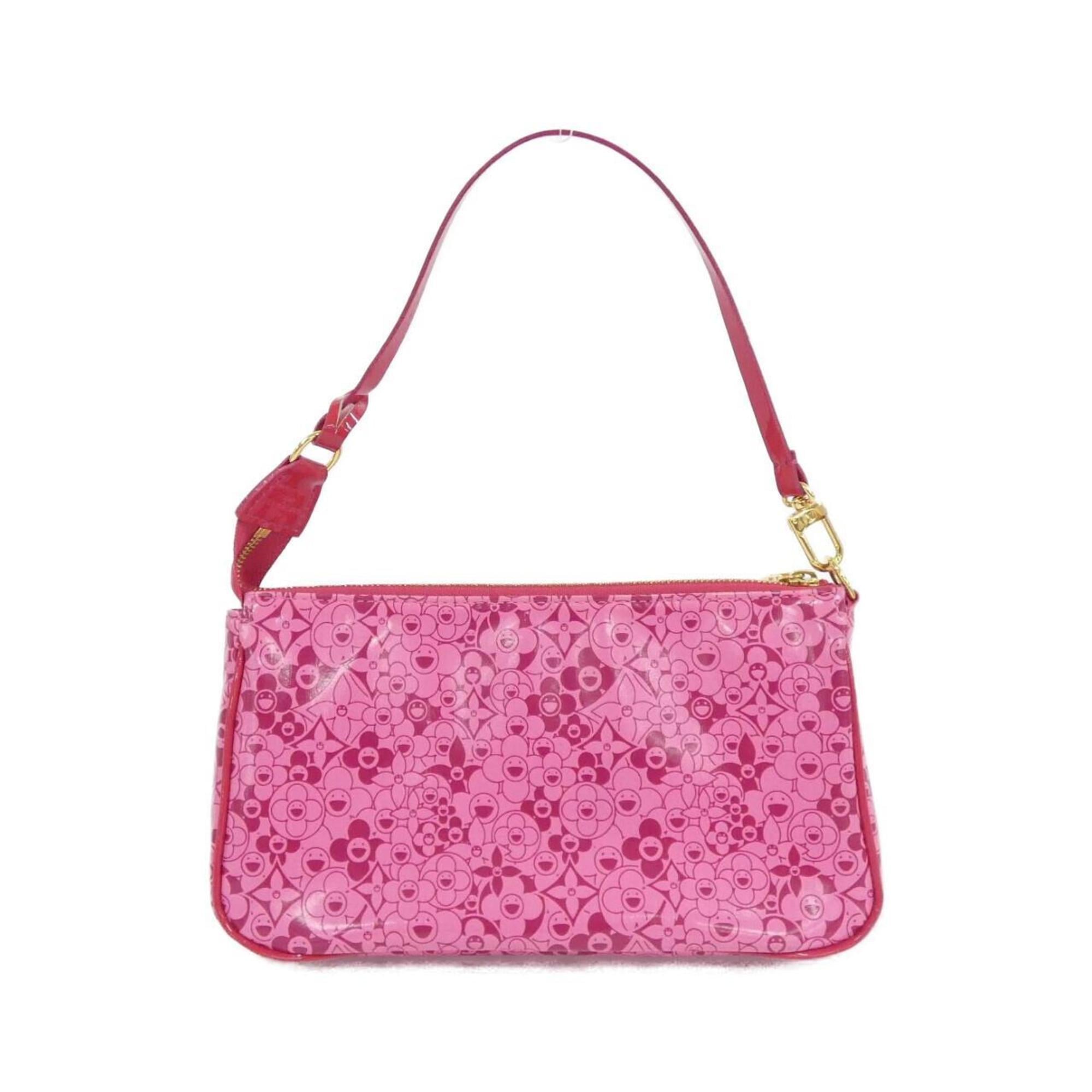 Louis Vuitton Rose Pvc Pochette Pouch