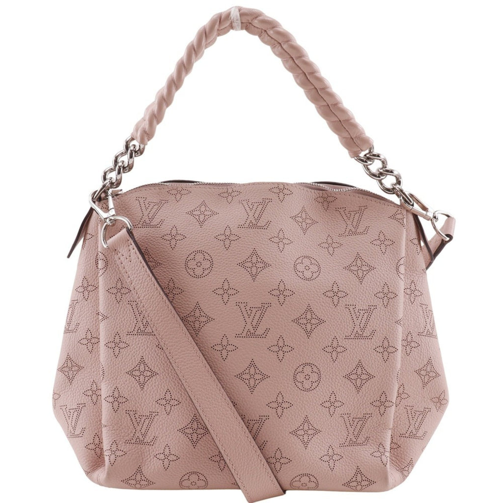 Louis Vuitton Magnolia Pink Mahina Leather Monogram Shoulder Bag