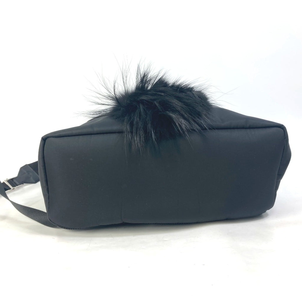 Fendi Black Cloth Backpack
