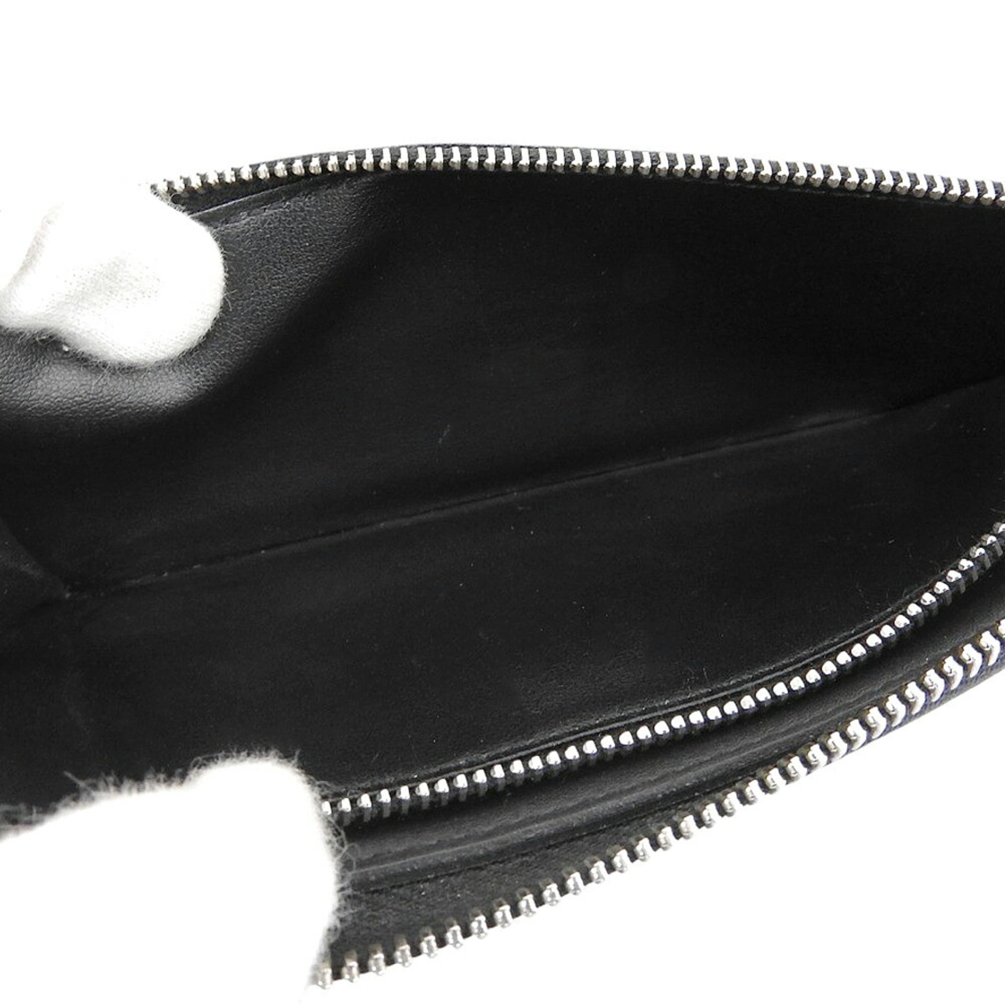 Louis Vuitton Black Leather Long Wallet