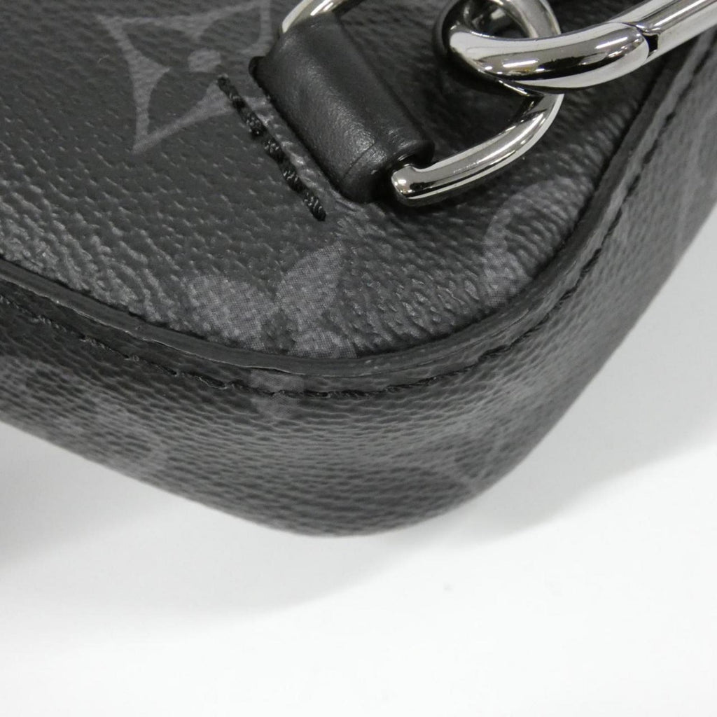 Louis Vuitton Monogram Eclipse Black Green Coated Canvas Handbag