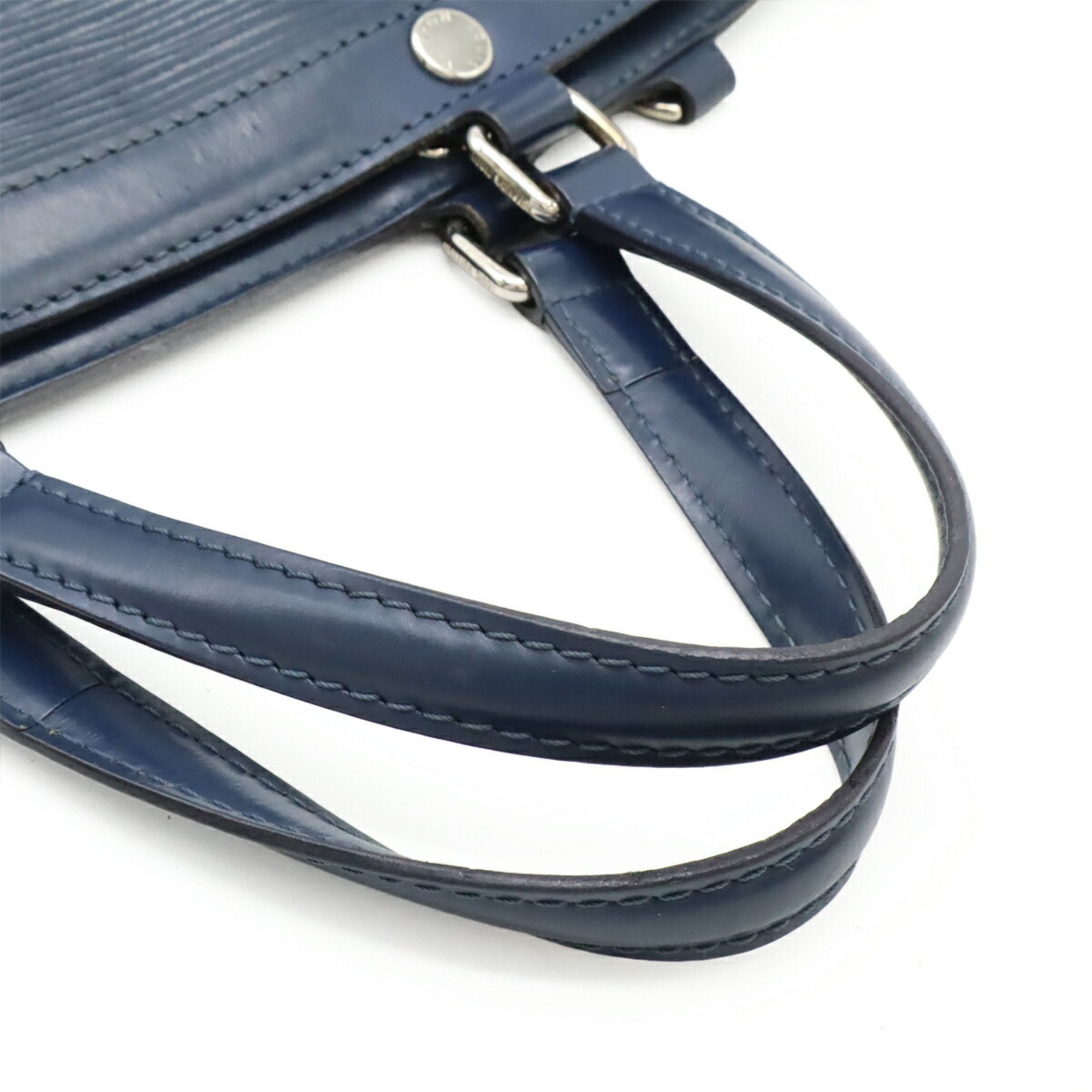 Louis Vuitton Indigo Epi Leather Handbag Shoulder Bag Tote Bag