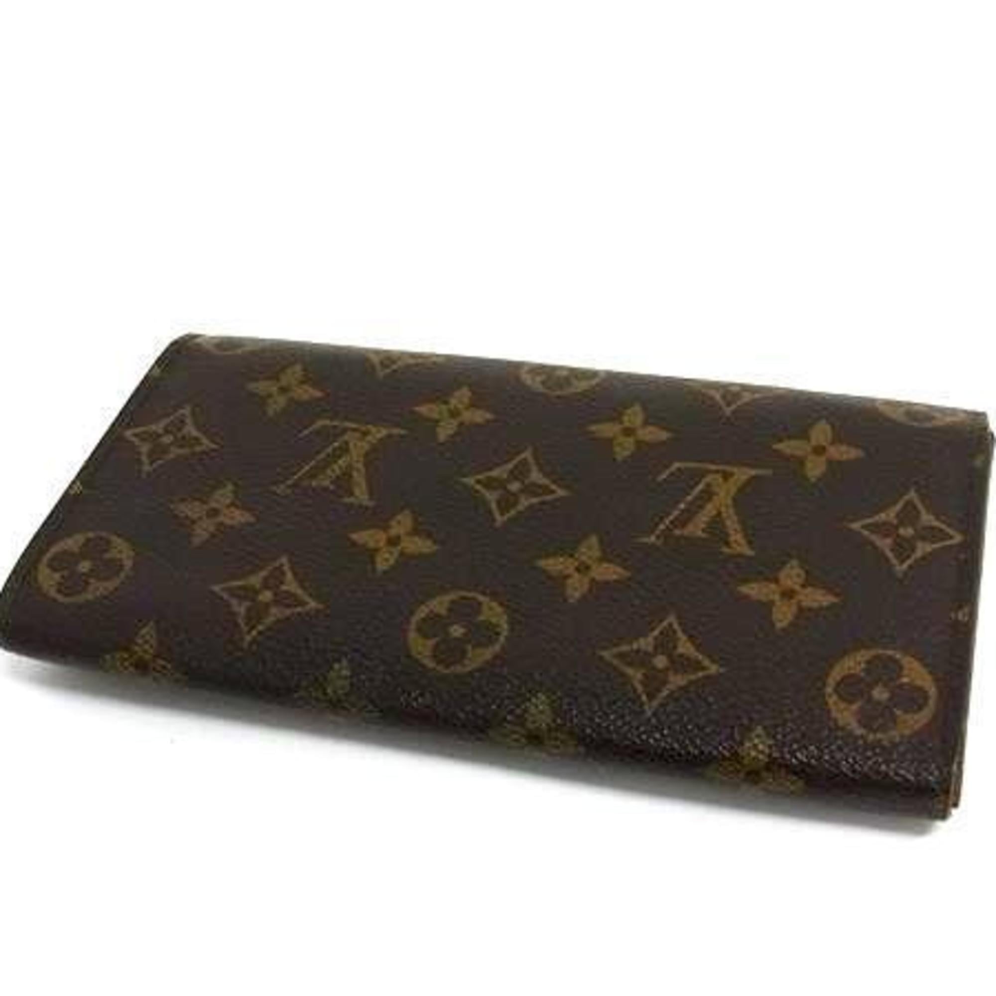 Louis Vuitton Brown Monogram Monogram Long Wallet