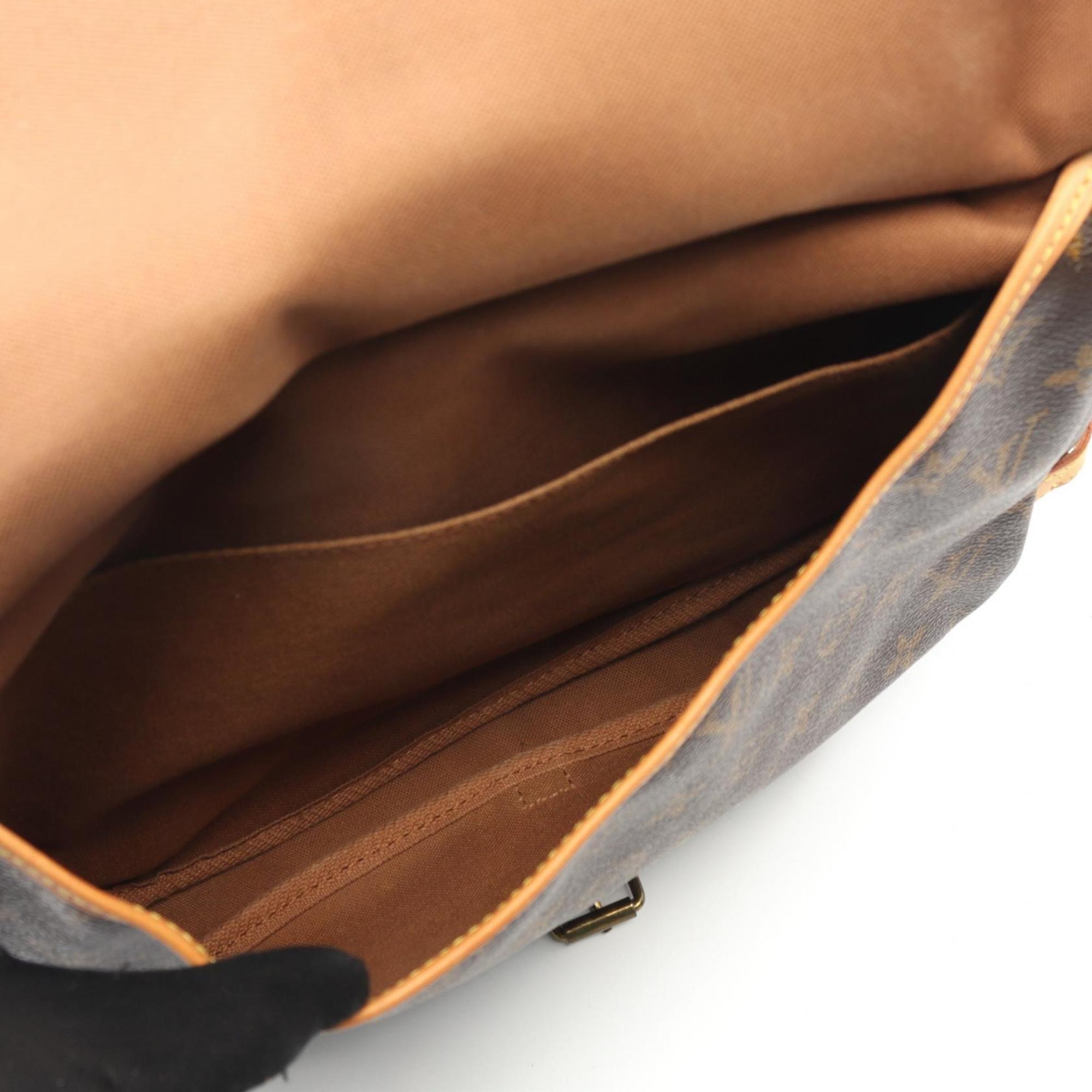 Louis Vuitton Brown Coated Canvas Monogram Leather Pvc Shoulder Bag