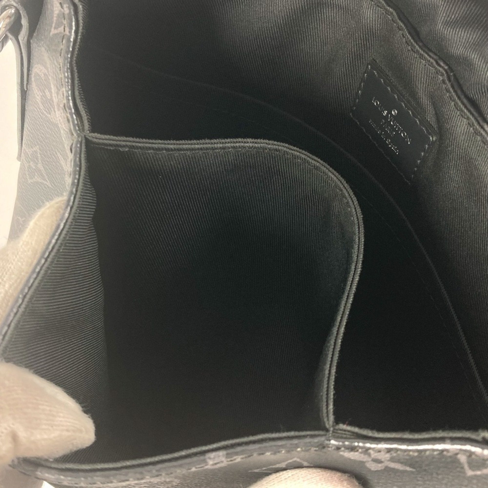 Louis Vuitton Black Monogram Eclipse Shoulder Bag