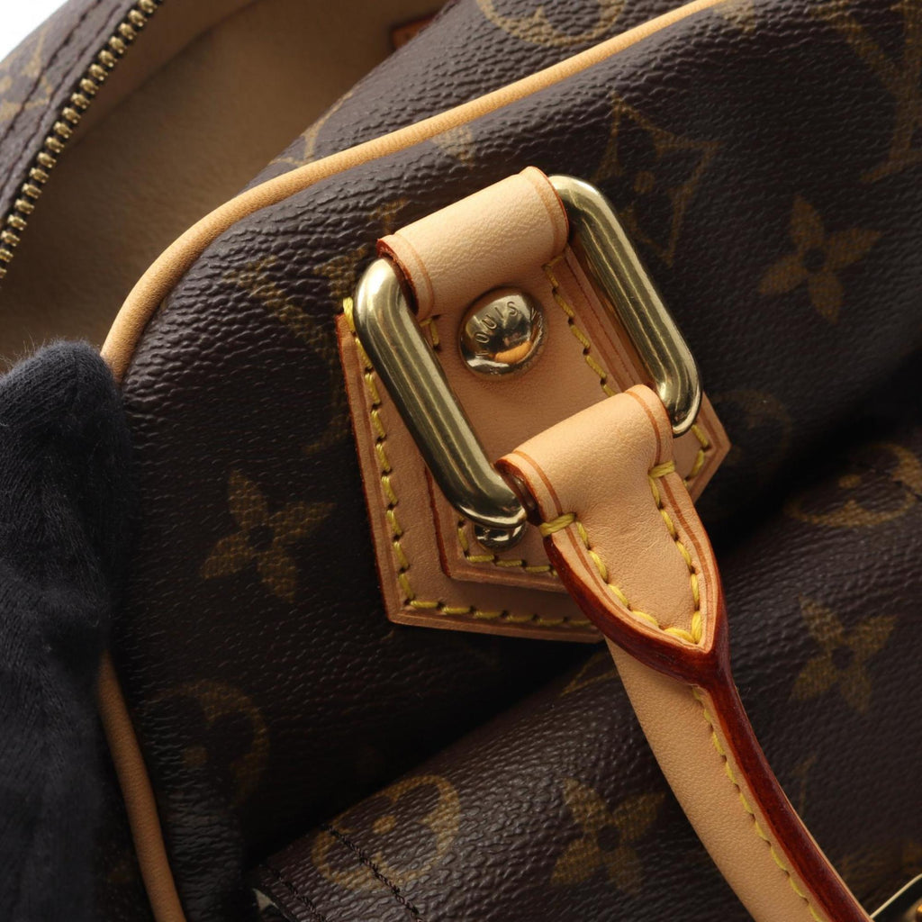 Louis Vuitton Brown Monogram Coated Canvas Handbag