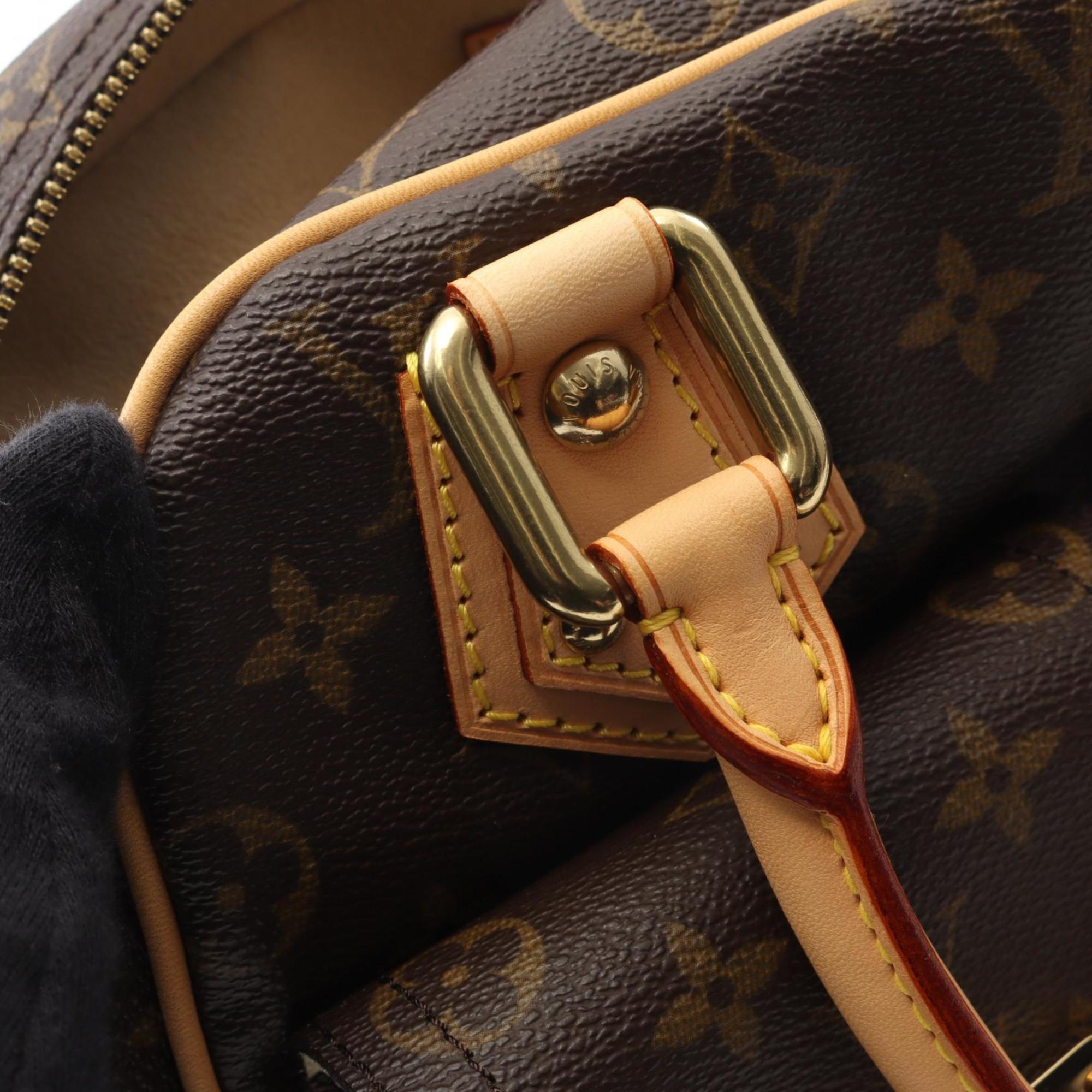 Louis Vuitton Brown Monogram Coated Canvas Handbag
