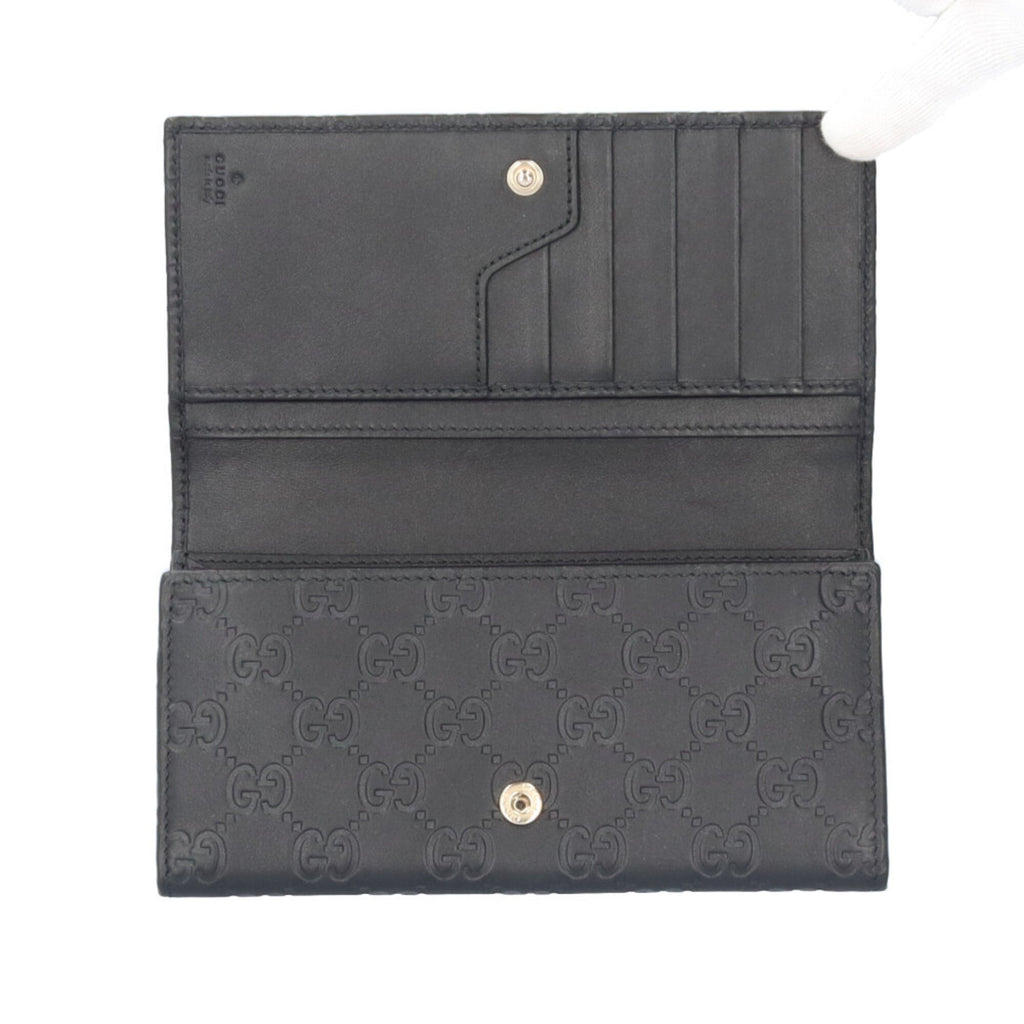 Gucci Black Leather Coin Purse/Coin Case (Pre-Owned)