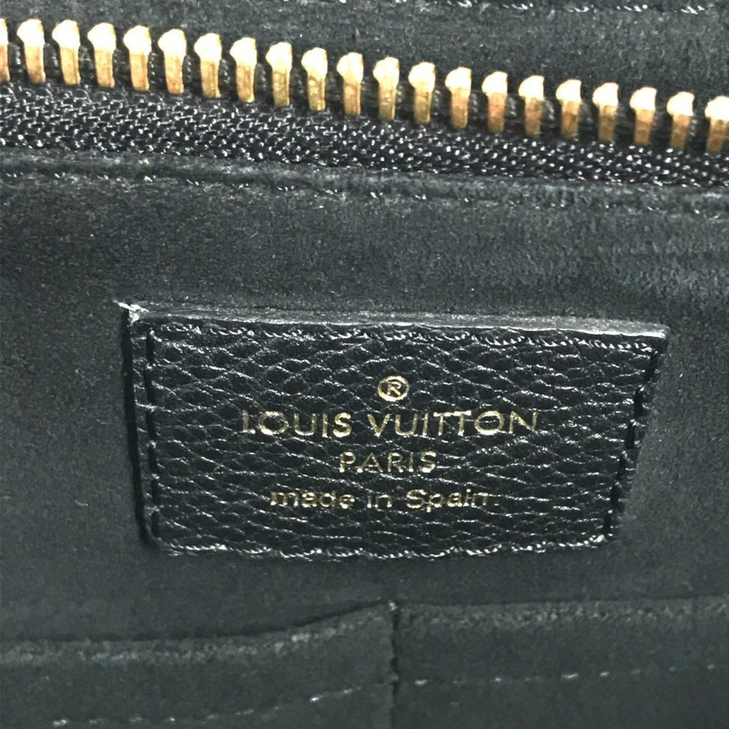 Louis Vuitton Black Noir Monogram Empreinte Shoulder Bag Tote Bag