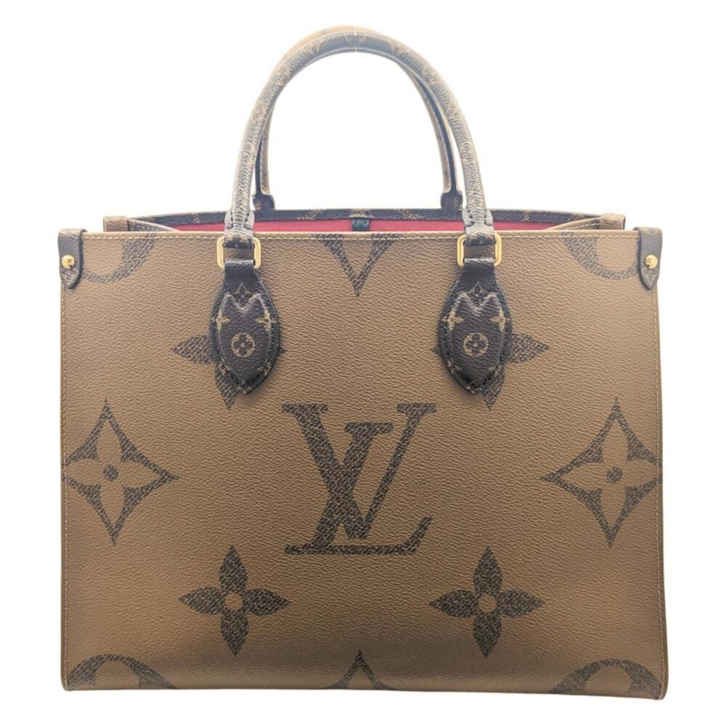 Louis Vuitton Brown Monogram Monogram Reverse Monogram Reverse Monogram Handbag Shoulder Bag Tote Bag