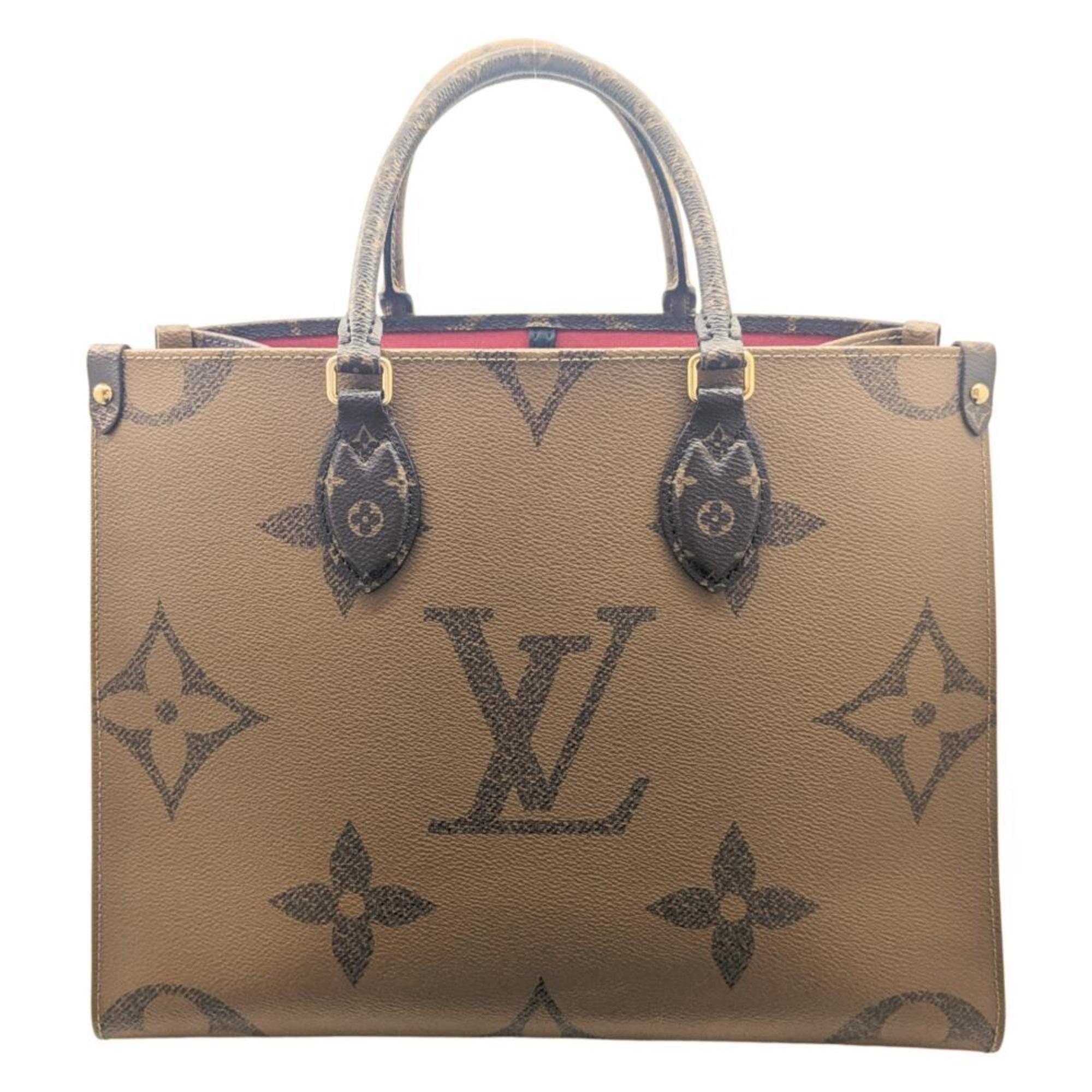 Louis Vuitton Brown Monogram Monogram Reverse Monogram Reverse Monogram Handbag Shoulder Bag Tote Bag
