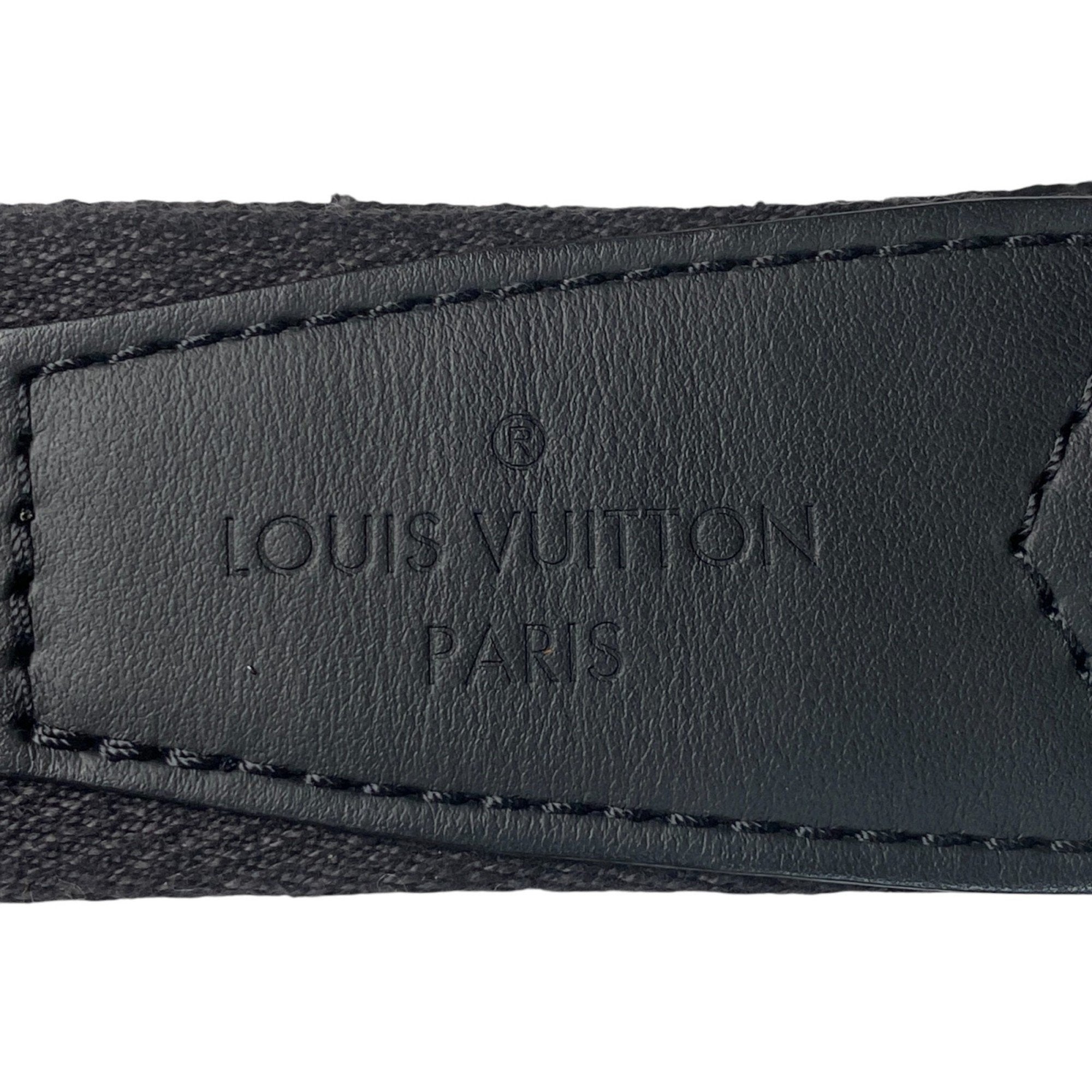 Louis Vuitton Black Leather Sling Bag