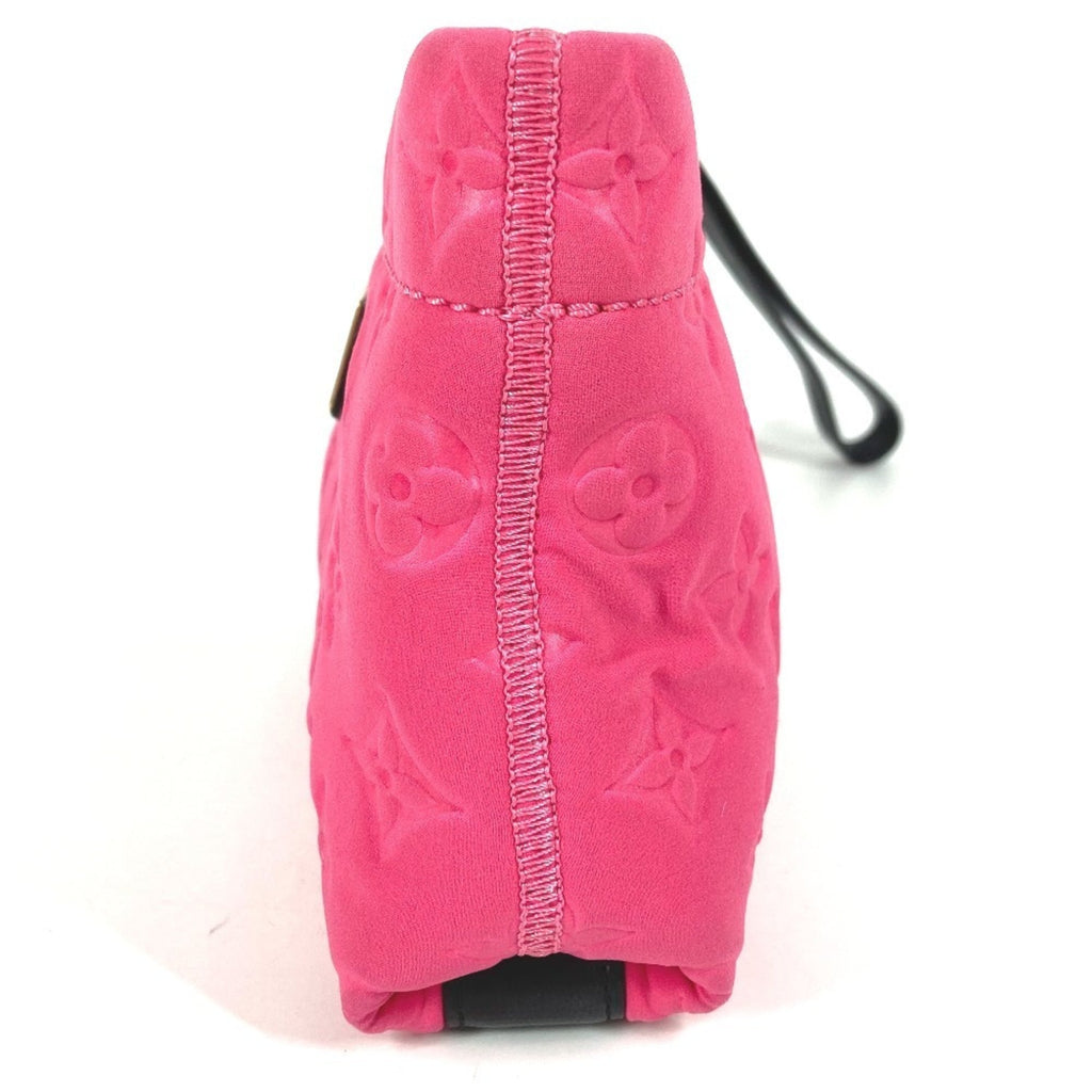 Louis Vuitton Black Galle Monogram Pink Monogram Clutch Bag Pouch