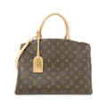 Louis Vuitton Marron Coated Canvas Handbag