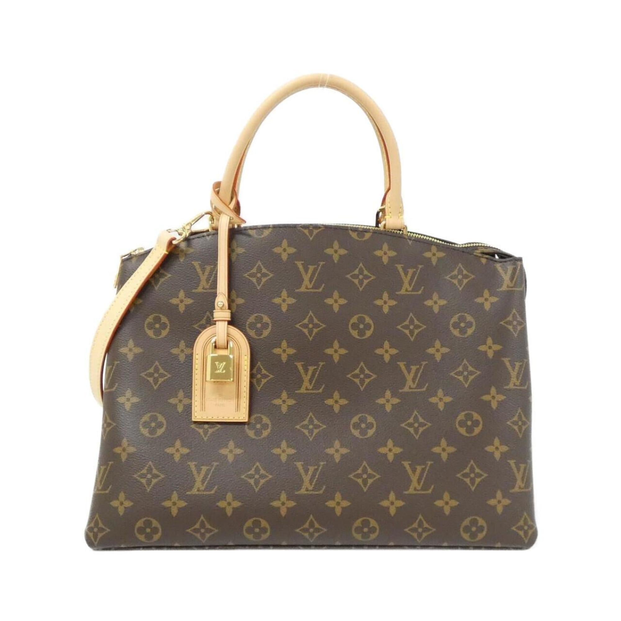 Louis Vuitton Marron Coated Canvas Handbag
