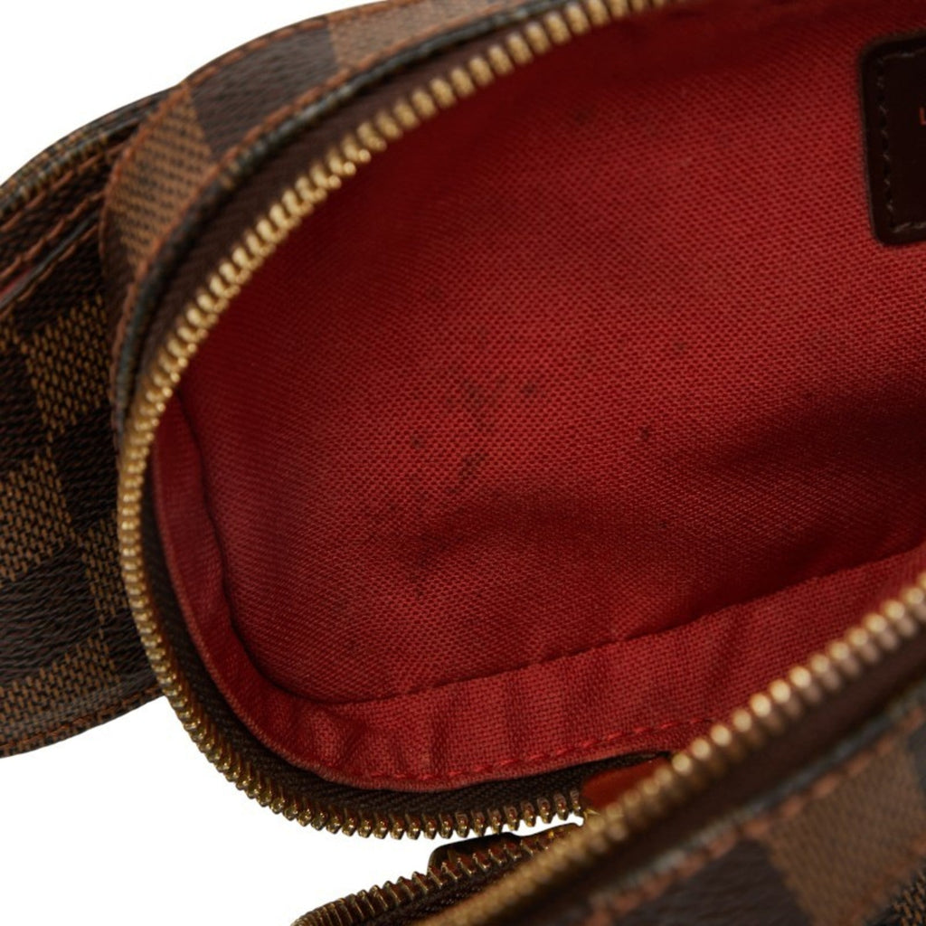 Louis Vuitton Damier Brown Pvc Leather Shoulder Bag Sling Bag
