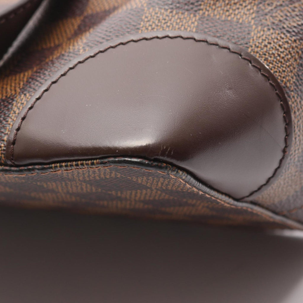 Louis Vuitton Brown Damier Canvas Coated Canvas Leather Tote Bag