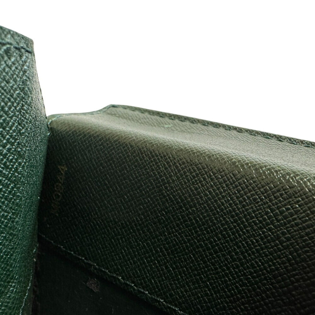 Louis Vuitton Taiga Green Taiga Leather Briefcase
