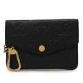 Louis Vuitton Black Noir Monogram Empreinte Leather Coin Purse/Coin Case