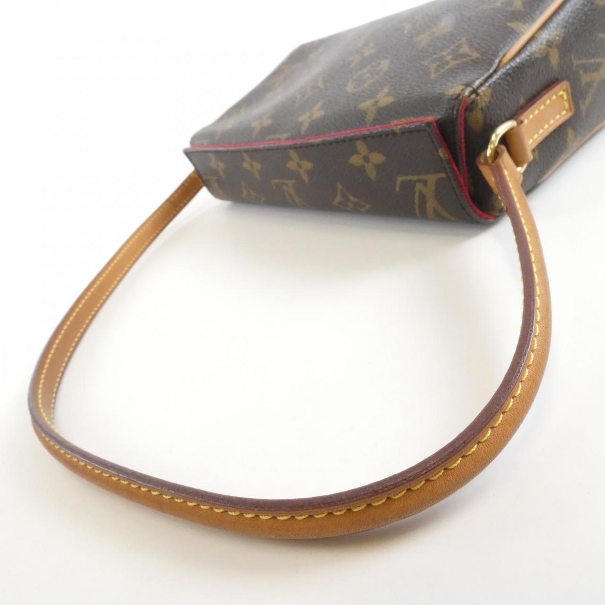 Louis Vuitton Marron Coated Canvas Handbag