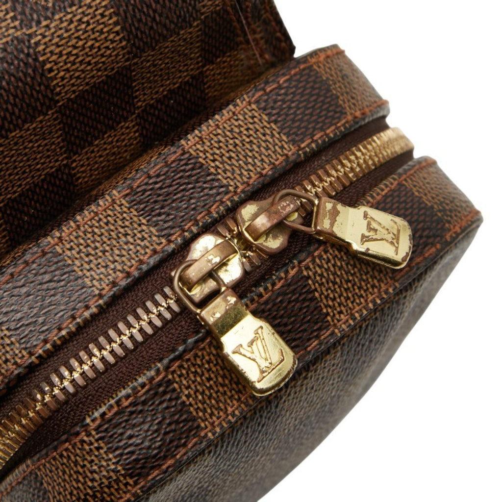 Louis Vuitton Damier Brown Pvc Leather Shoulder Bag Sling Bag
