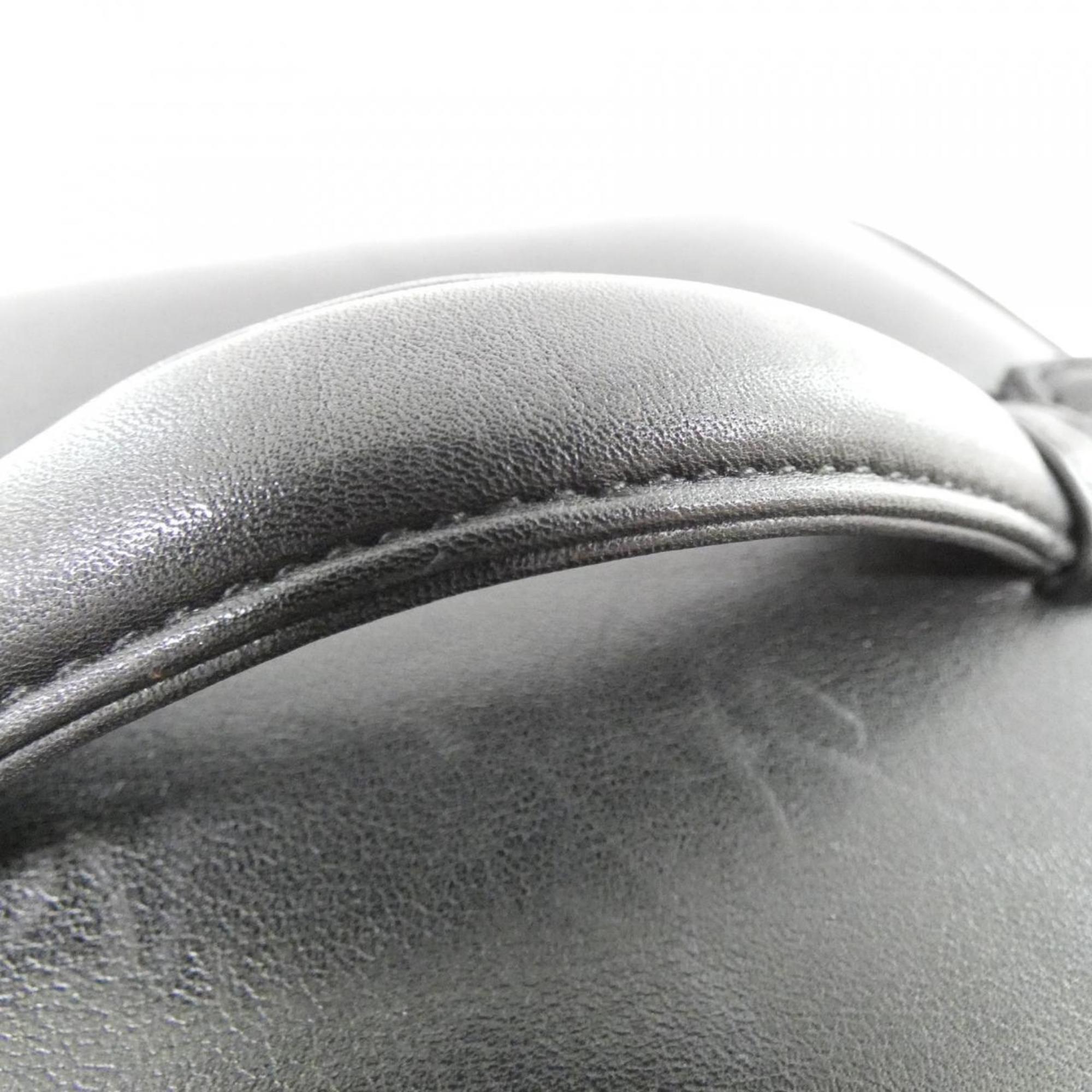 Chanel Black Leather Handbag