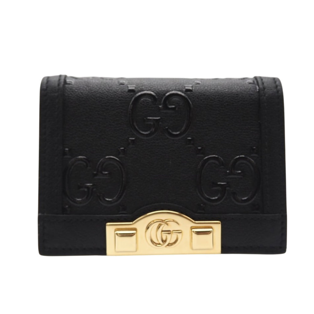 Gucci Black Leather Wallet (Bi-Fold) (Pre-Owned)