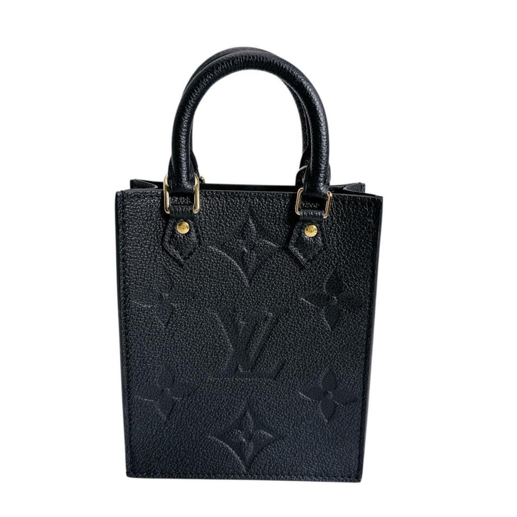 Louis Vuitton Black Monogram Empreinte Shoulder Bag
