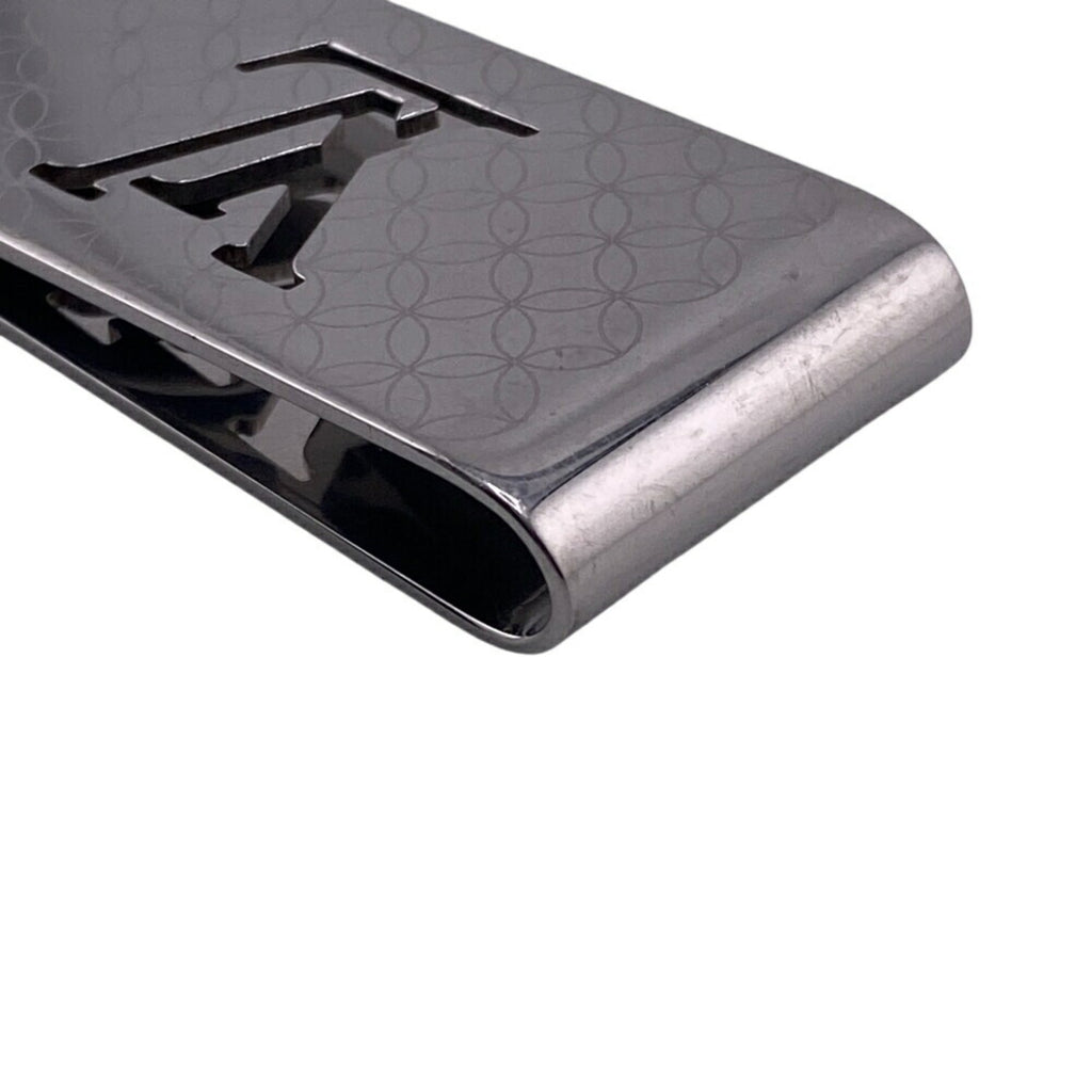 Louis Vuitton Silver Stainless Steel Money Clip