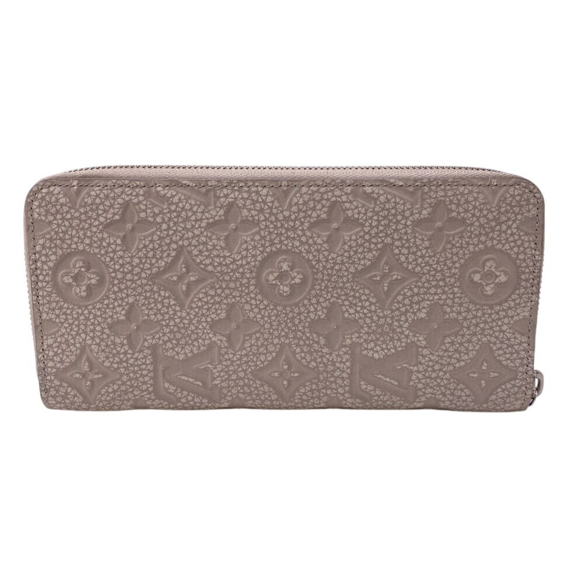 Louis Vuitton Taurillon Blue Gray Leather Wallet