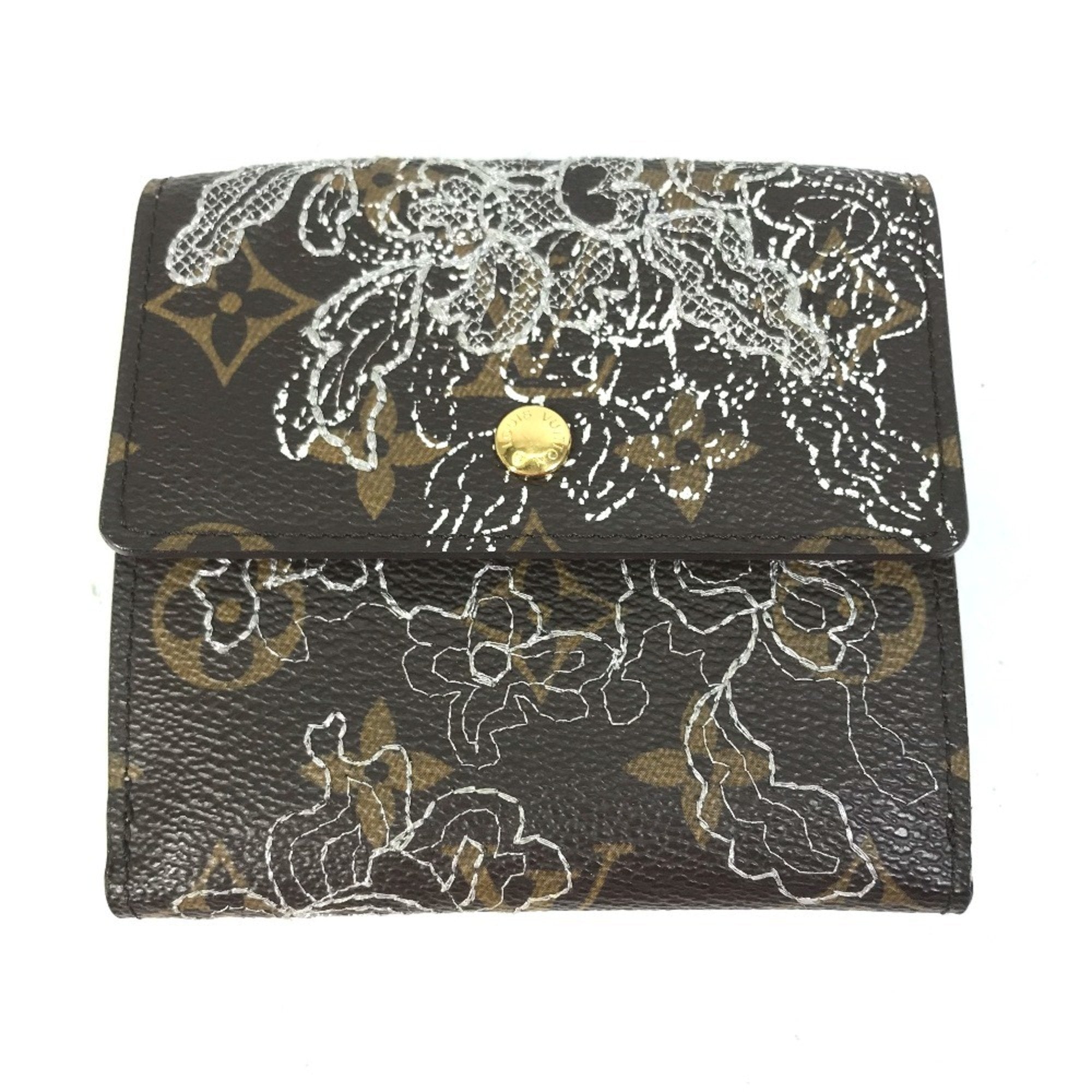 Louis Vuitton Monogram Brown Monogram Monogram Bill Wallet (Tri-Fold)