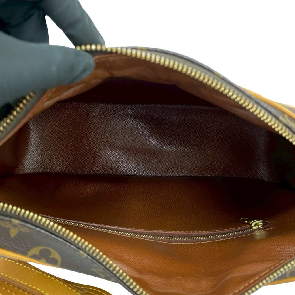 Louis Vuitton Brown Leather Pvc Pochette Shoulder Bag