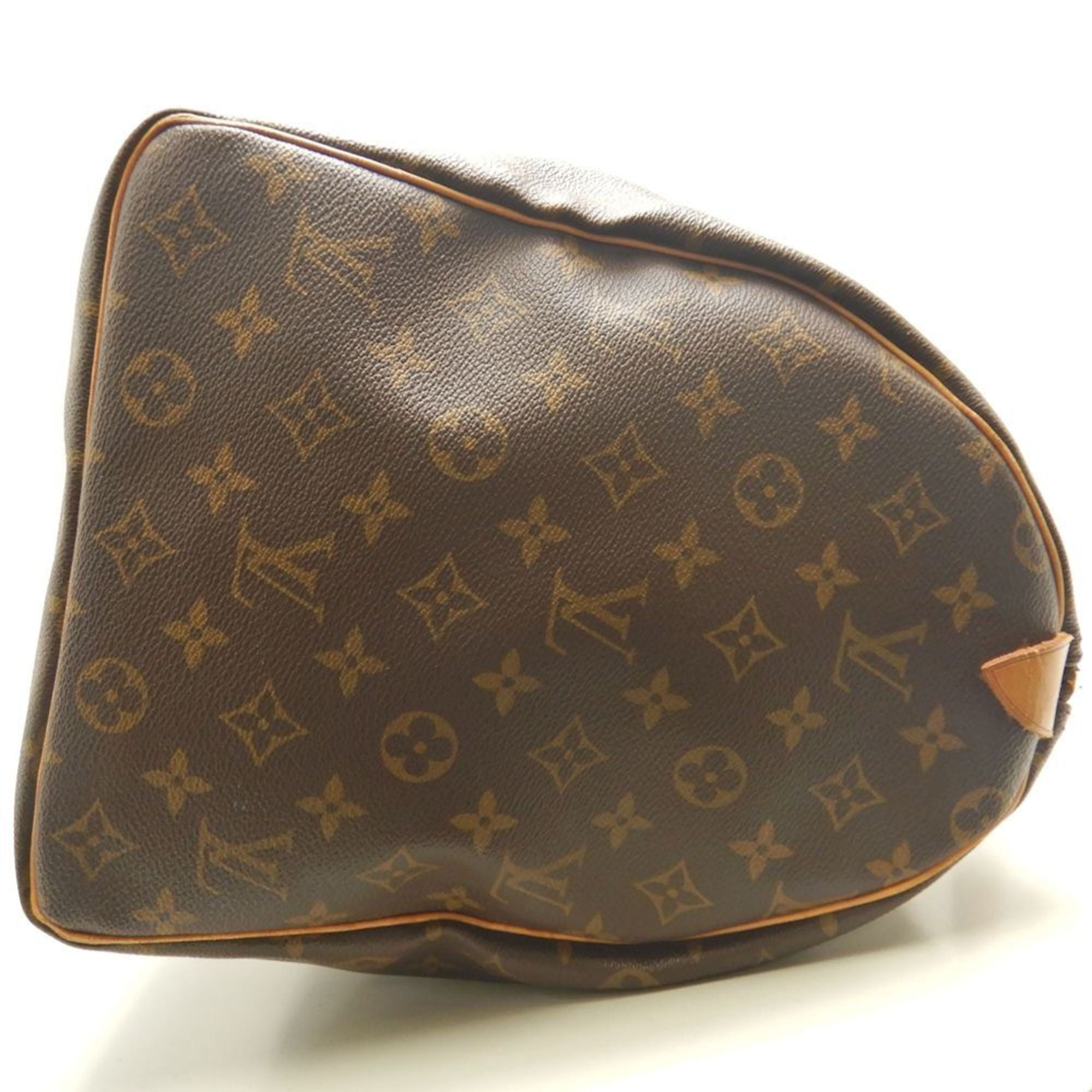 Louis Vuitton Monogram Brown Pvc Boston Bag